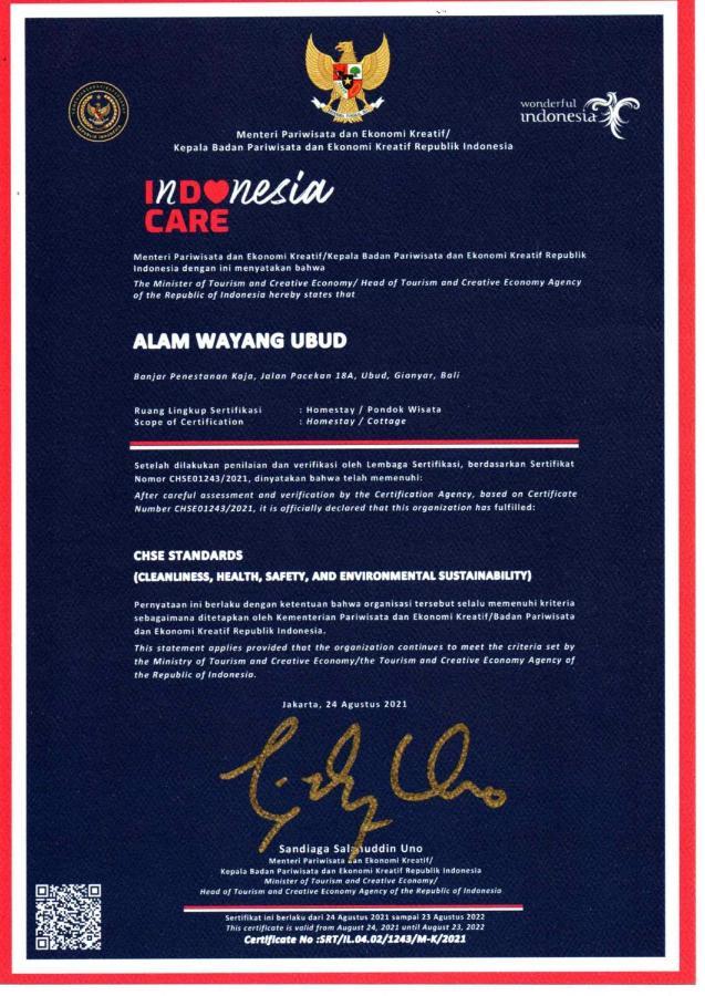 Alam Wayang Ubud - Chse Certified 外观 照片